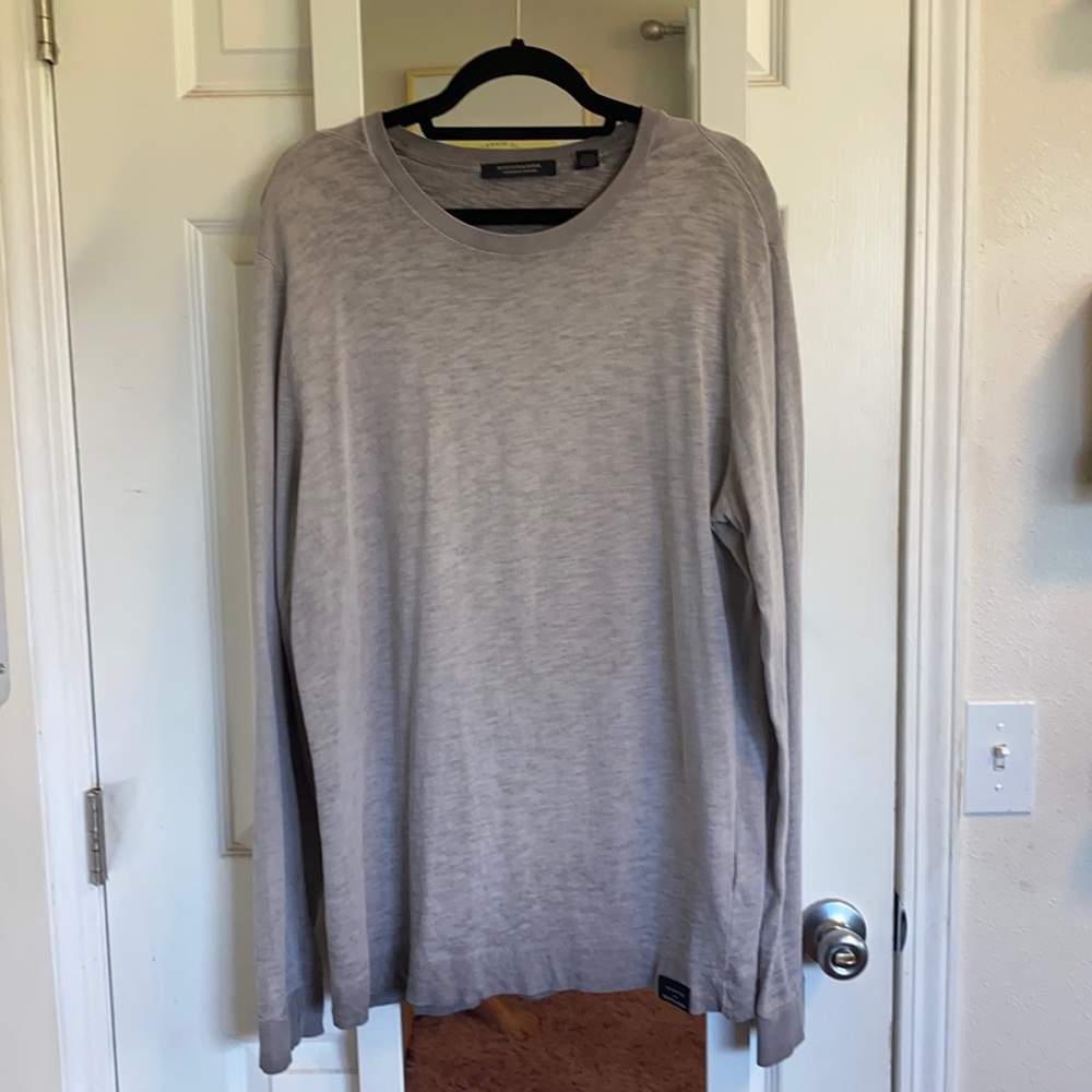 Scotch & Soda Men’s XL Long Sleeve - Gray